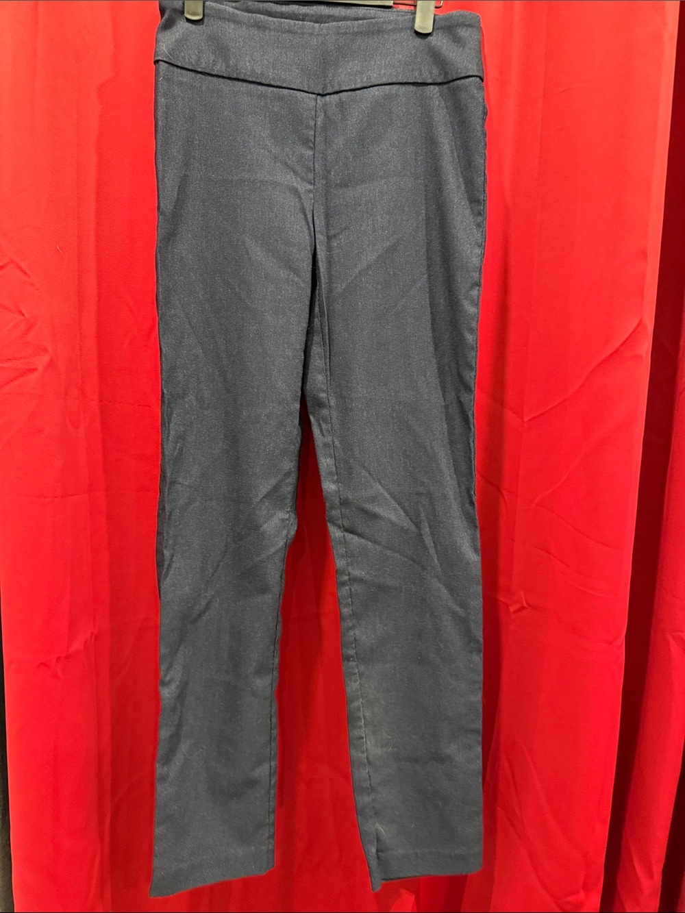 Women's Skinny Stretch Pants in Navy blue